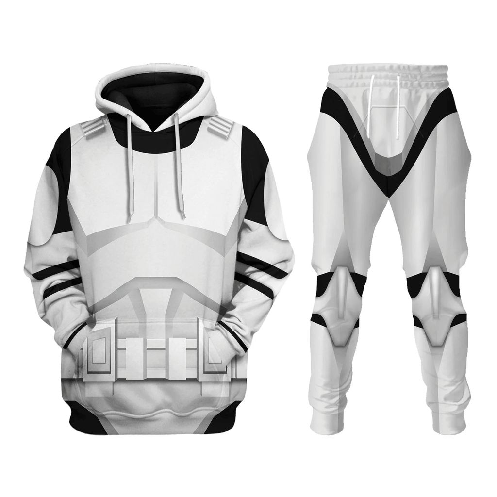 OodieGang Stormtrooper Costume Hoodie Sweatshirt T-Shirt Sweatpants - OodieGang.com