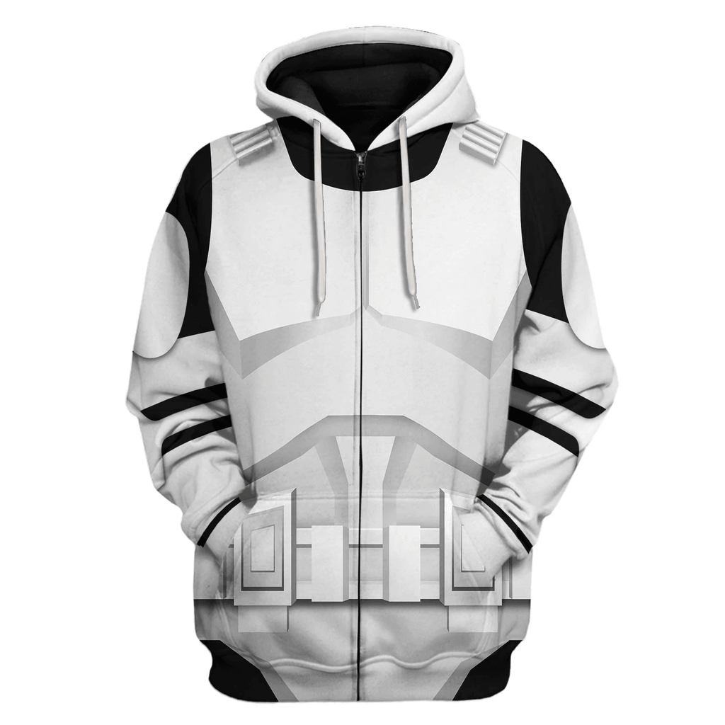 OodieGang Stormtrooper Costume Hoodie Sweatshirt T-Shirt Sweatpants - OodieGang.com