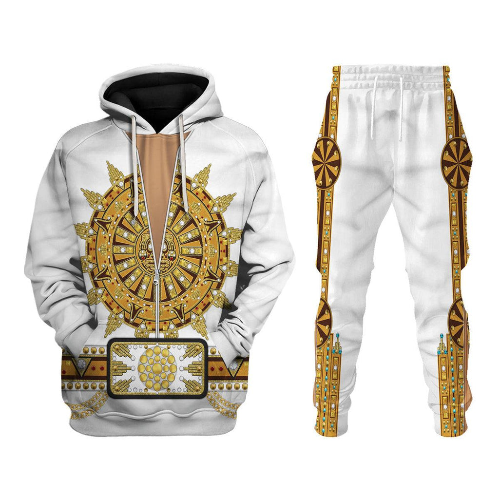 Oodiegang Sun Dial Elvis Sweat Suit Costume Hoodie Sweatshirt T-Shirt Sweatpants - Oodiegang.com