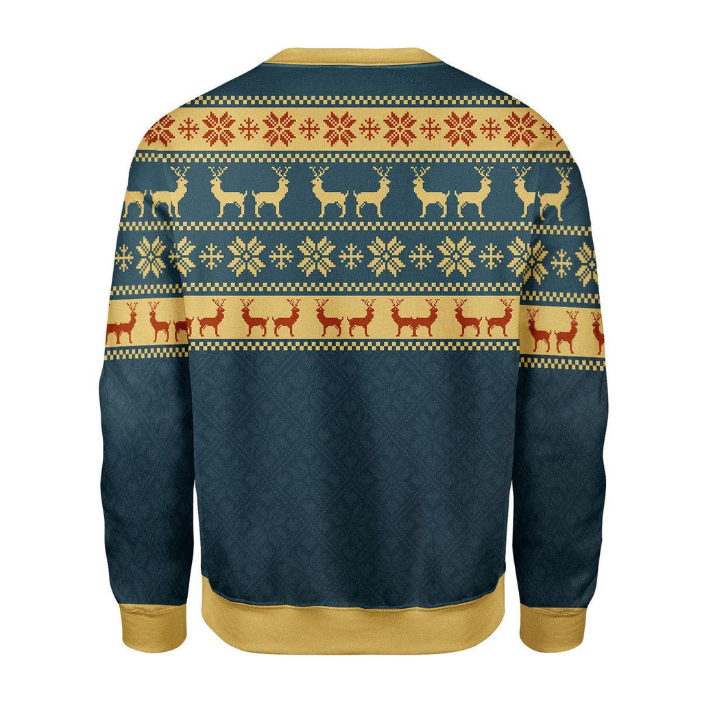 OodieGang The Good Shepherd Artwork Christmas Sweater - OodieGang.com