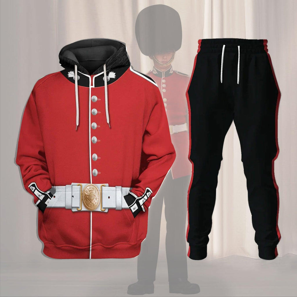 OodieGang The Queen Guards United Kingdom Costume Hoodie Sweatshirt T-Shirt Tracksuit - OodieGang.com