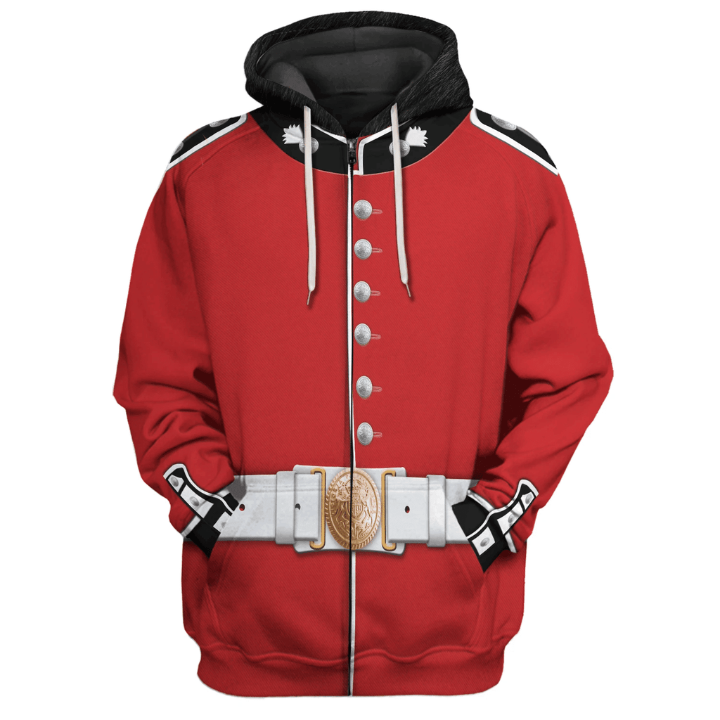 OodieGang The Queen Guards United Kingdom Costume Hoodie Sweatshirt T-Shirt Tracksuit - OodieGang.com