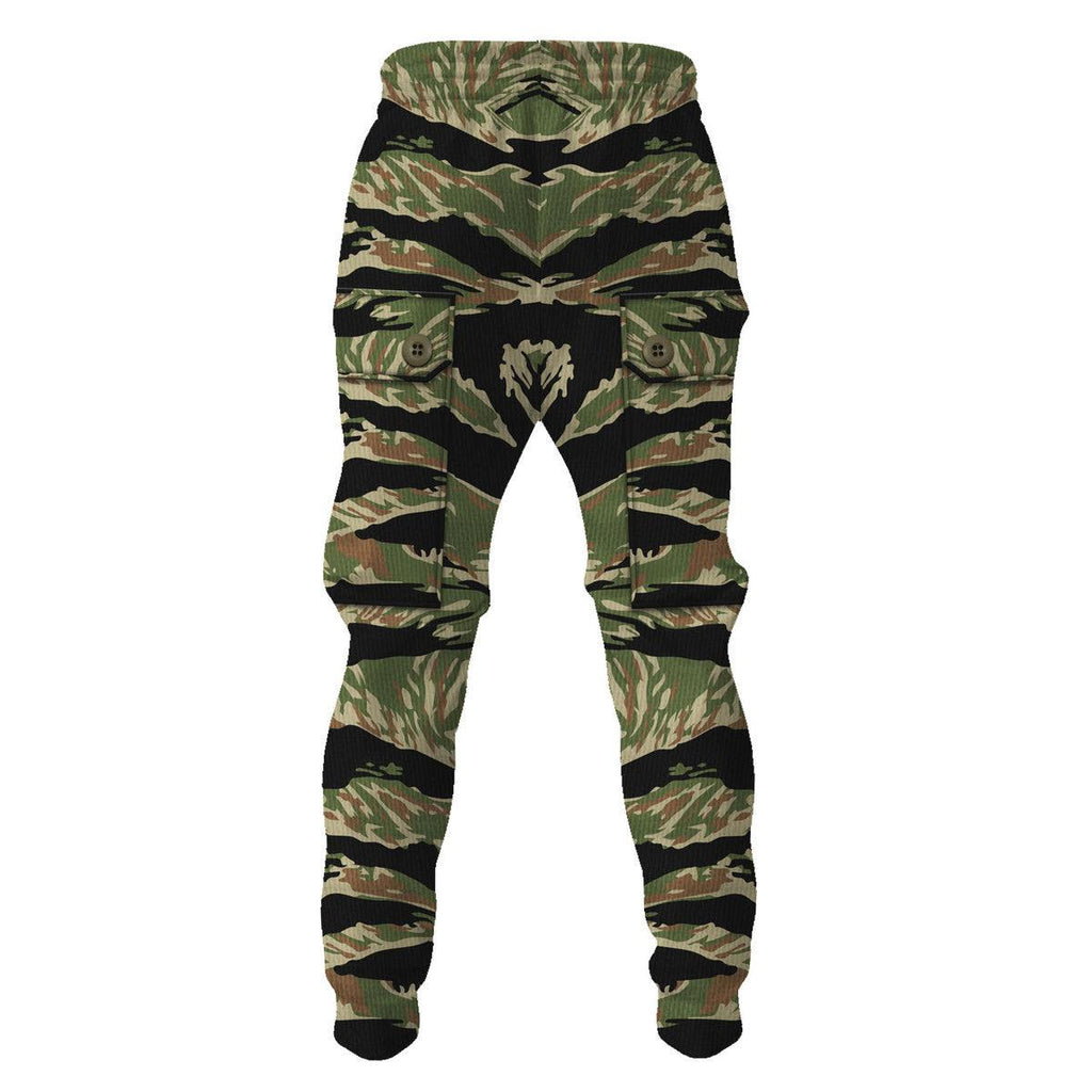 OodieGang Tigerstripe South Vietnam Special Forces Tiger Stripe CAMO Costume Hoodie Sweatshirt T-Shirt Tracksuit - OodieGang.com