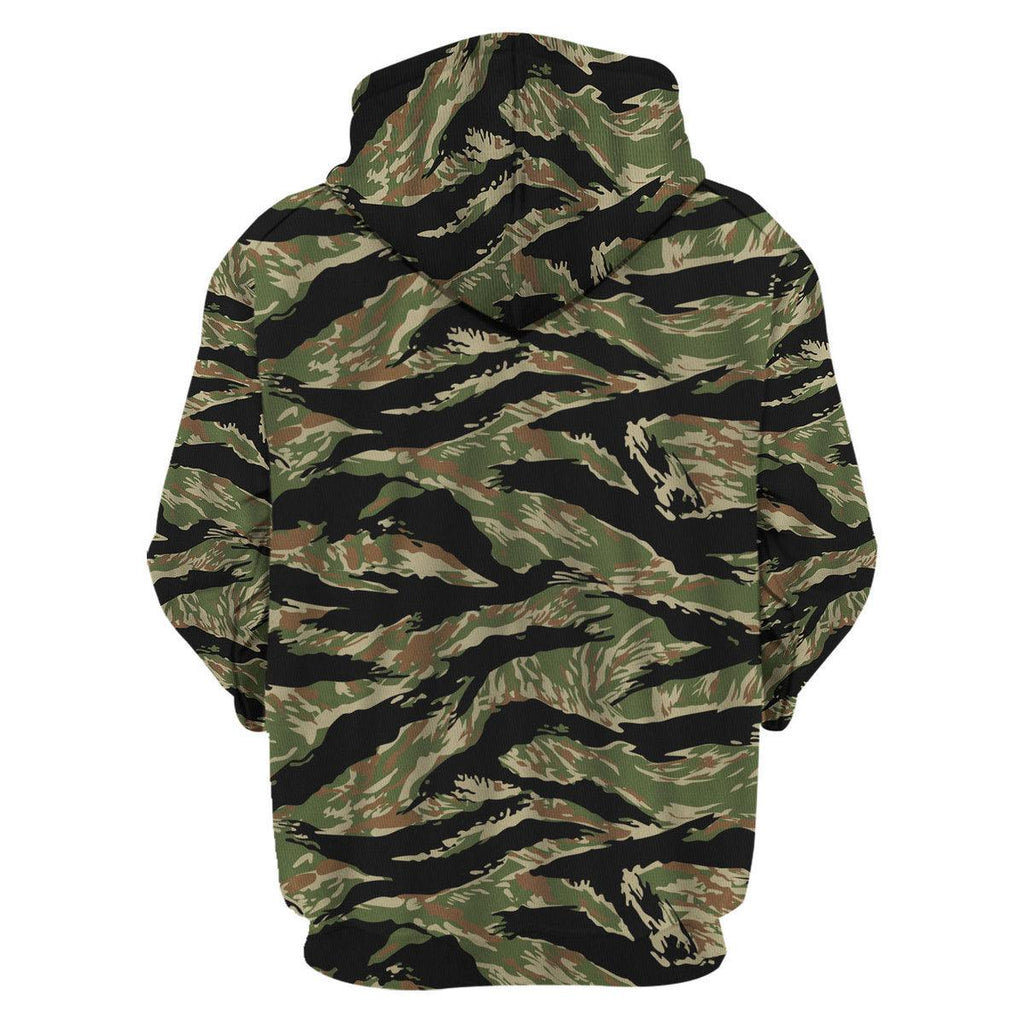 OodieGang Tigerstripe South Vietnam Special Forces Tiger Stripe CAMO Costume Hoodie Sweatshirt T-Shirt Tracksuit - OodieGang.com