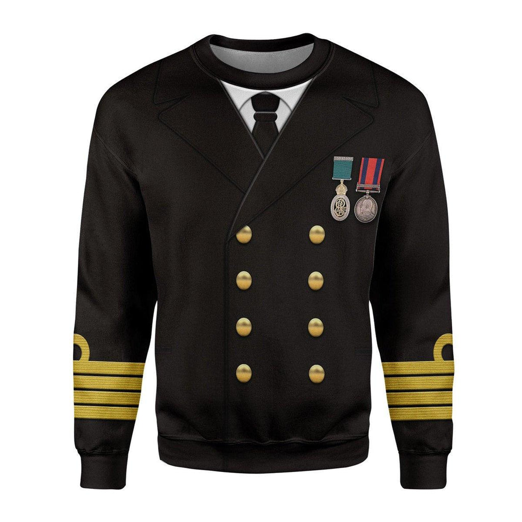 OodieGang Titanic Captain Edward John Smith Costume Hoodie Sweatshirt T-Shirt Tracksuit - OodieGang.com