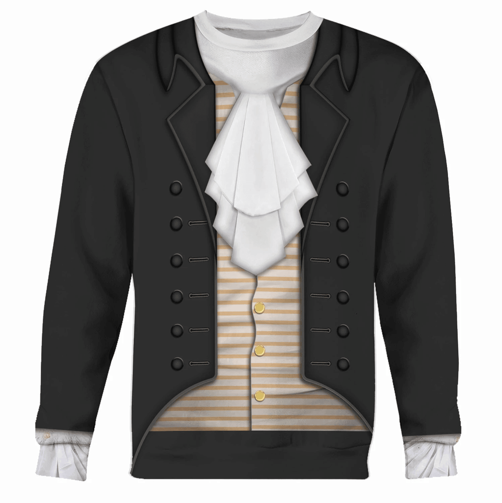 OodieGang U.S. President Thomas Jefferson Costume Hoodie Sweatshirt T-Shirt Tracksuit - OodieGang.com