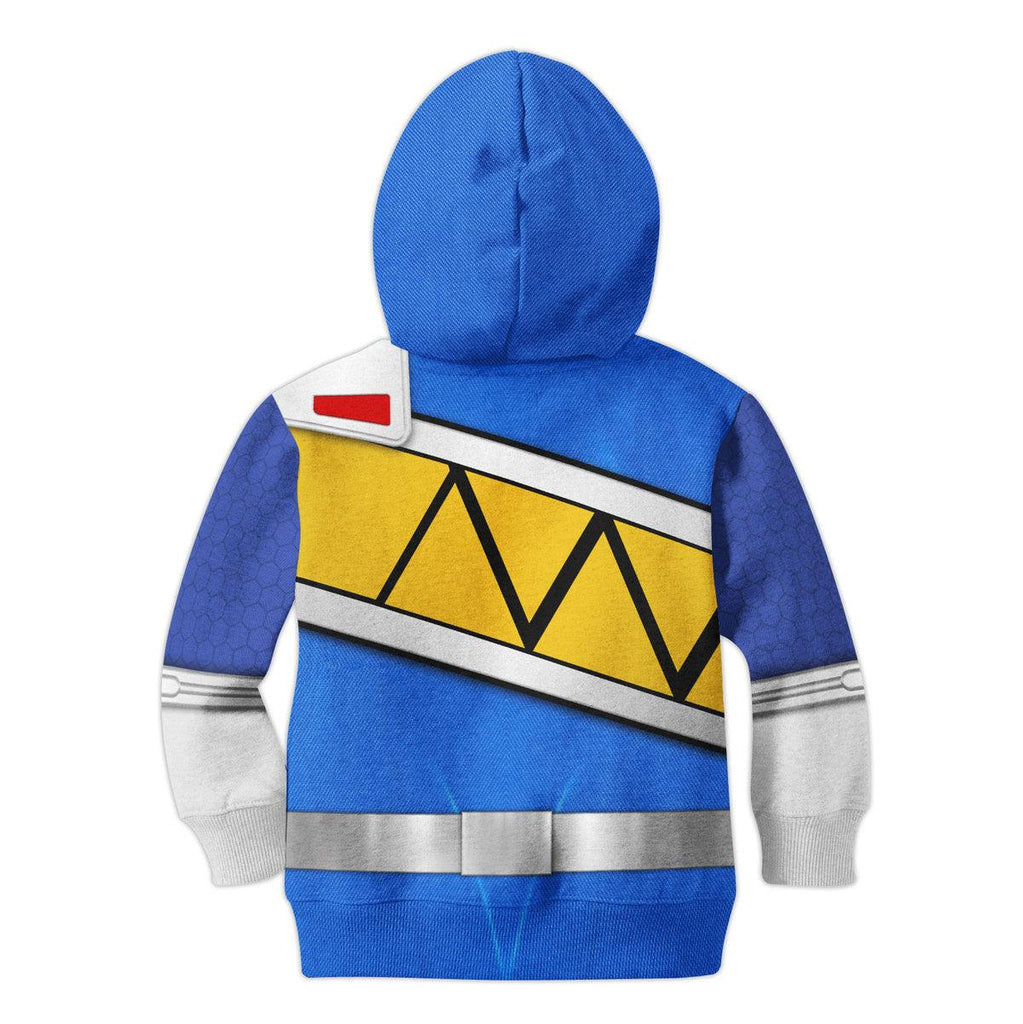 Oodiegang Unisex Kid Tops Blue Power Rangers Dino Charge 3D Apparel - DucG