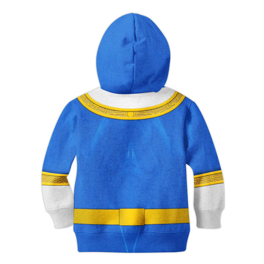 OodieGang Unisex Kid Tops Blue Power Rangers Zeo Kid 3D Apparel - OodieGang.com