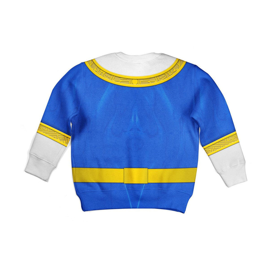 OodieGang Unisex Kid Tops Blue Power Rangers Zeo Kid 3D Apparel - OodieGang.com