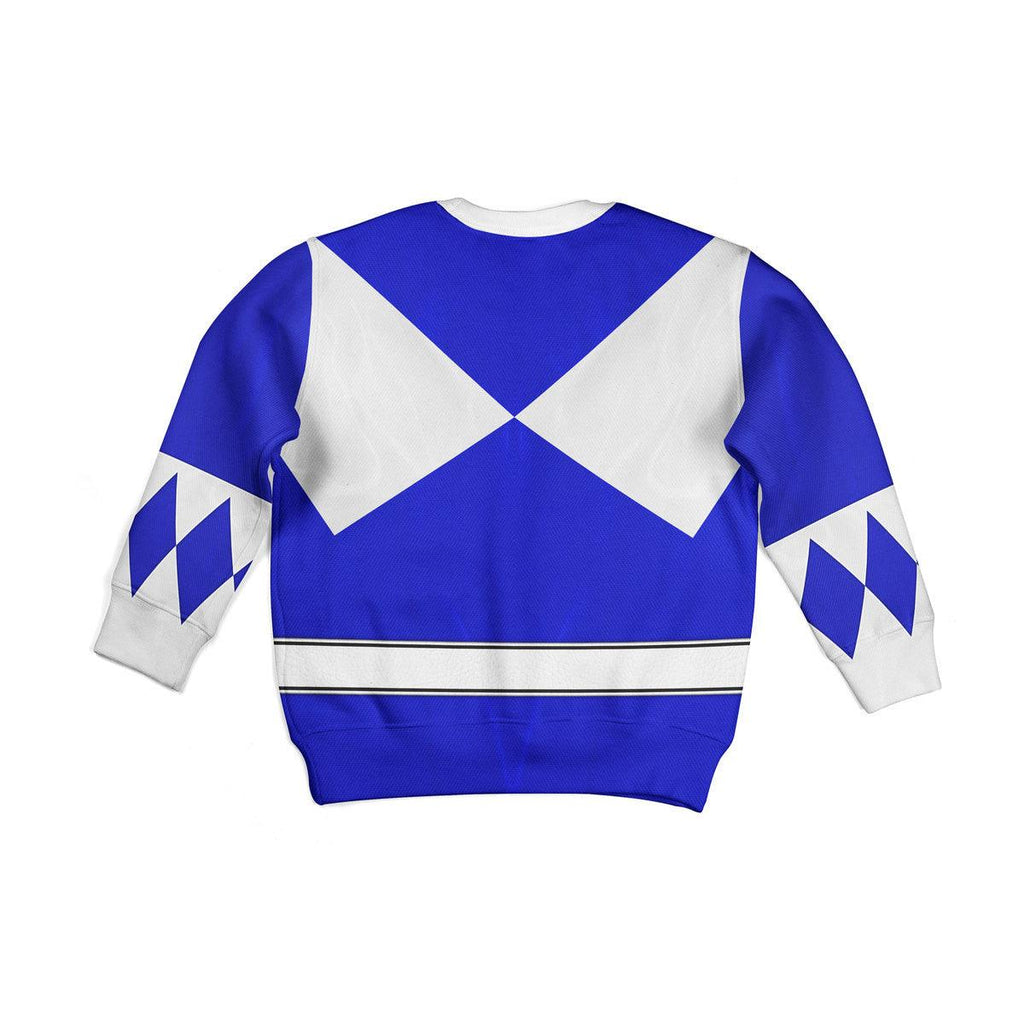 OodieGang Unisex Kid Tops Blue Ranger Mighty Morphin Kid 3D Apparel - OodieGang.com