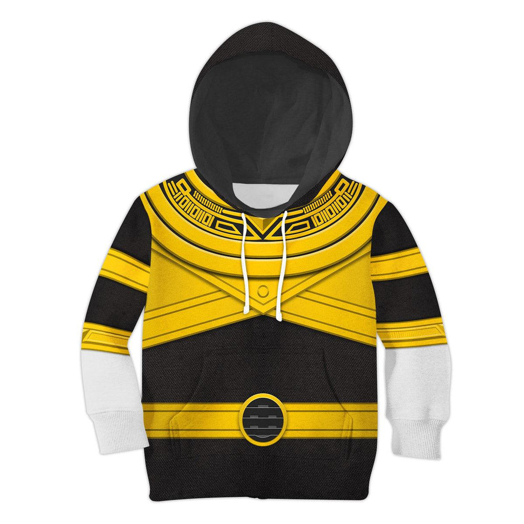 OodieGang Unisex Kid Tops Gold Power Rangers Zeo Kid 3D Apparel - OodieGang.com