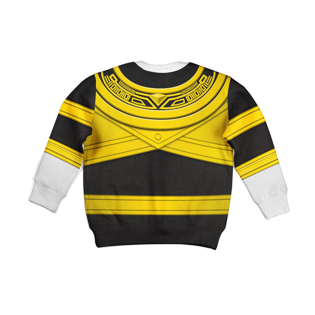 OodieGang Unisex Kid Tops Gold Power Rangers Zeo Kid 3D Apparel - OodieGang.com