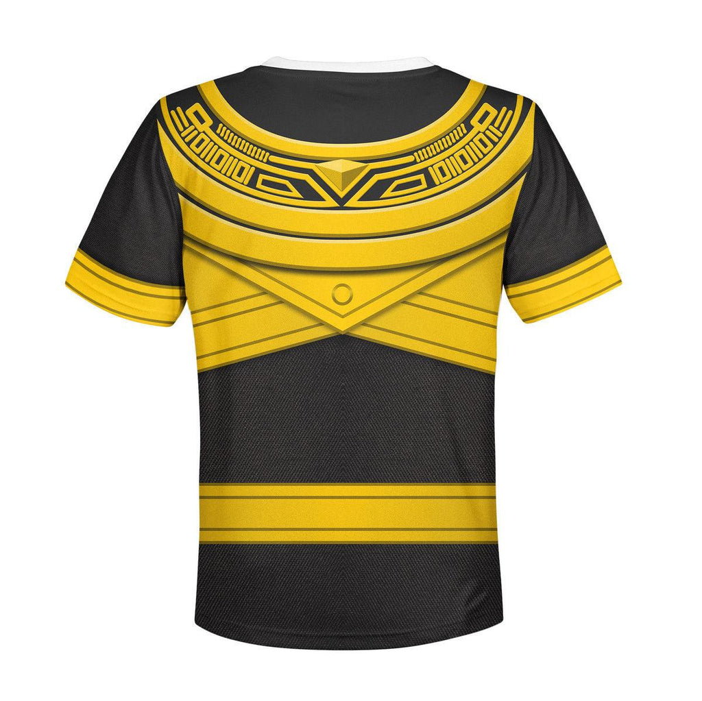 OodieGang Unisex Kid Tops Gold Power Rangers Zeo Kid 3D Apparel - OodieGang.com