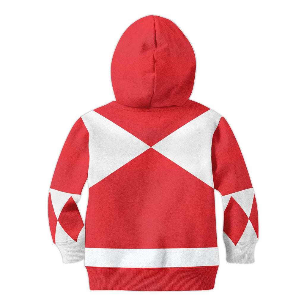 OodieGang Unisex Kid Tops Red Power Ranger 3D Apparel - OodieGang.com