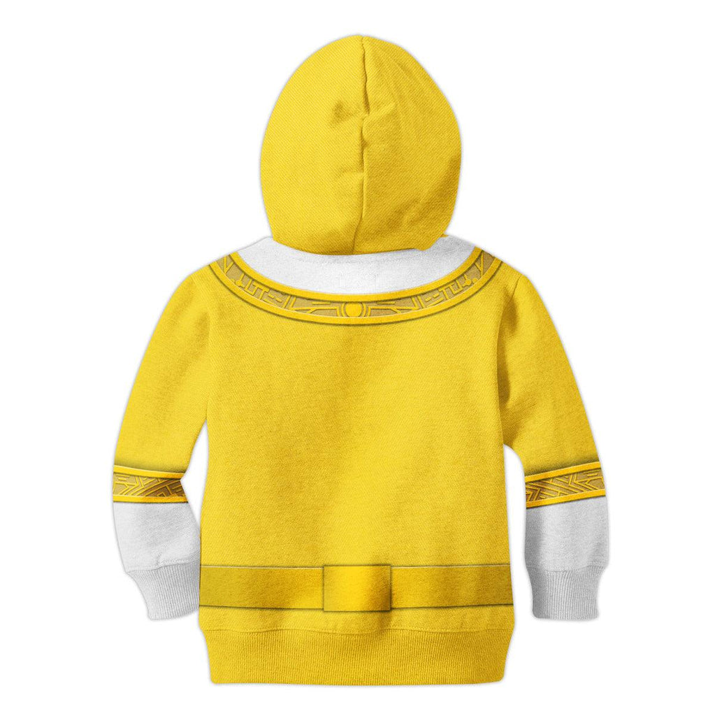 OodieGang Unisex Kid Tops Yellow Power Rangers Zeo Kid 3D Apparel - OodieGang.com