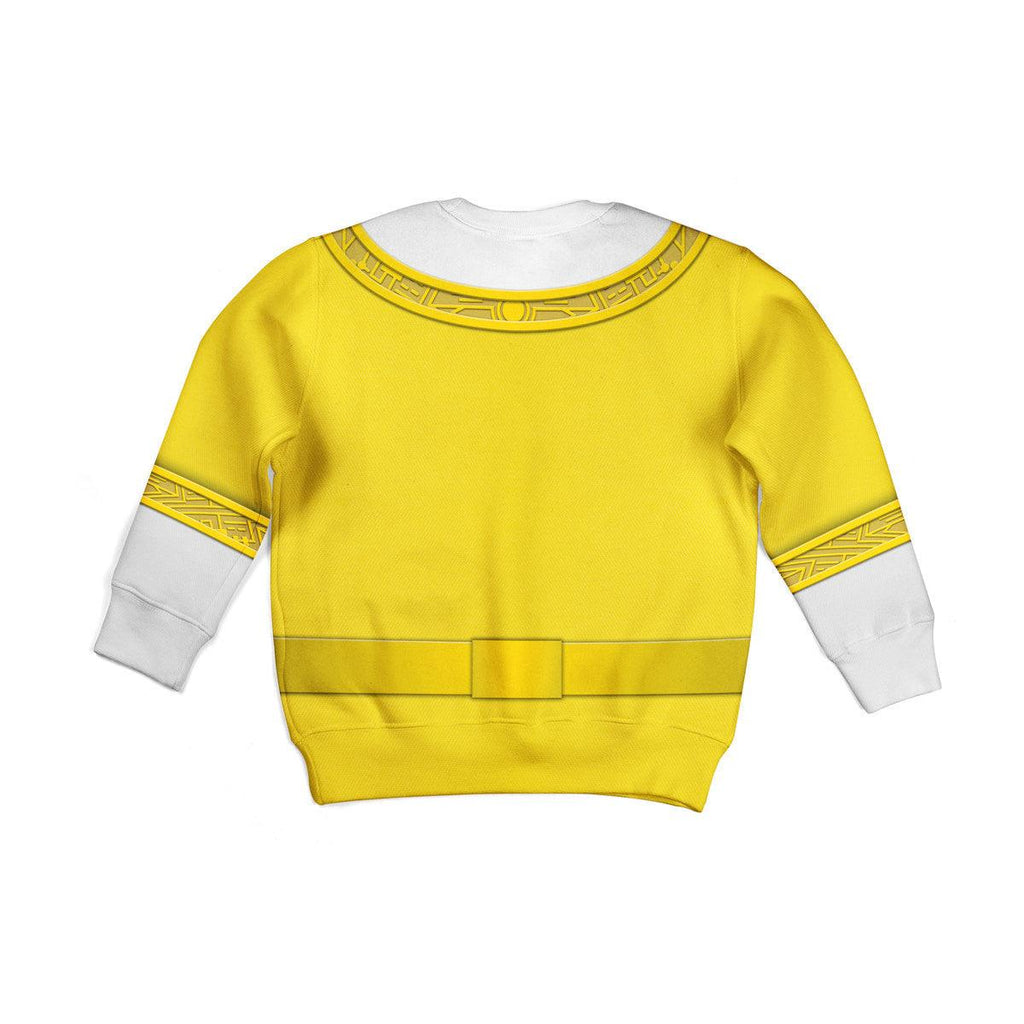 OodieGang Unisex Kid Tops Yellow Power Rangers Zeo Kid 3D Apparel - OodieGang.com