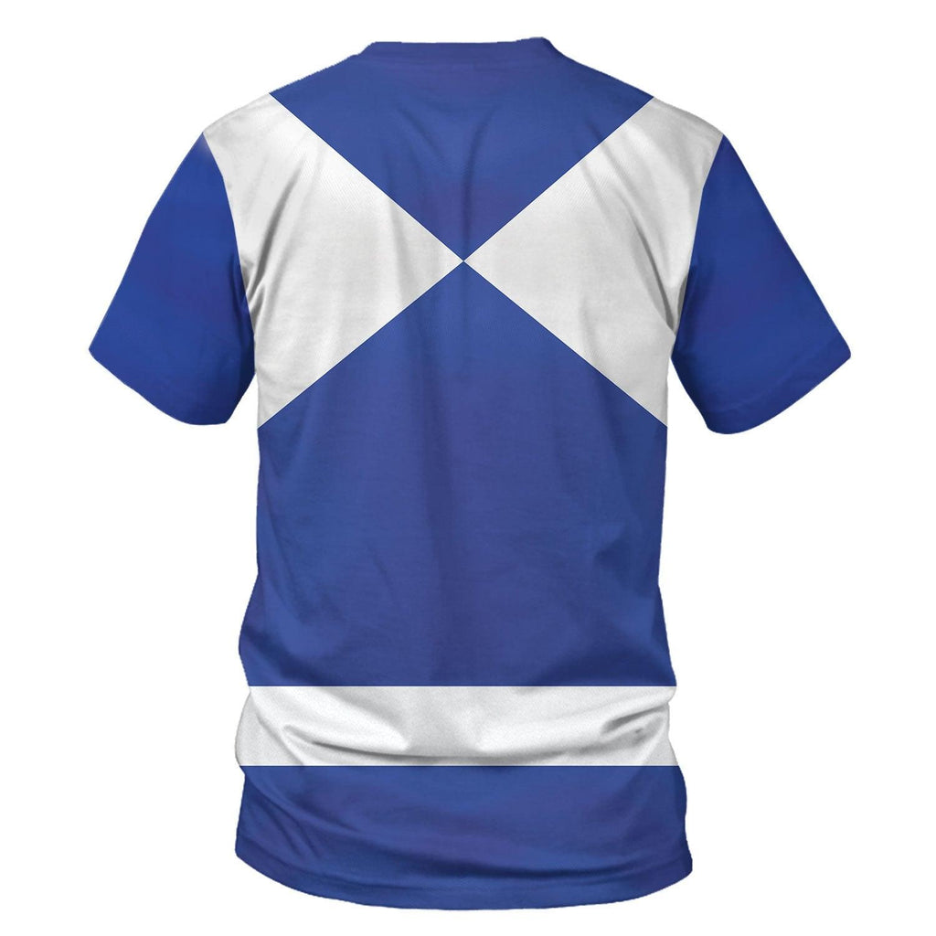 OodieGang Unisex Tracksuit Hoodies Blue Power Ranger 3D Costumes - OodieGang.com