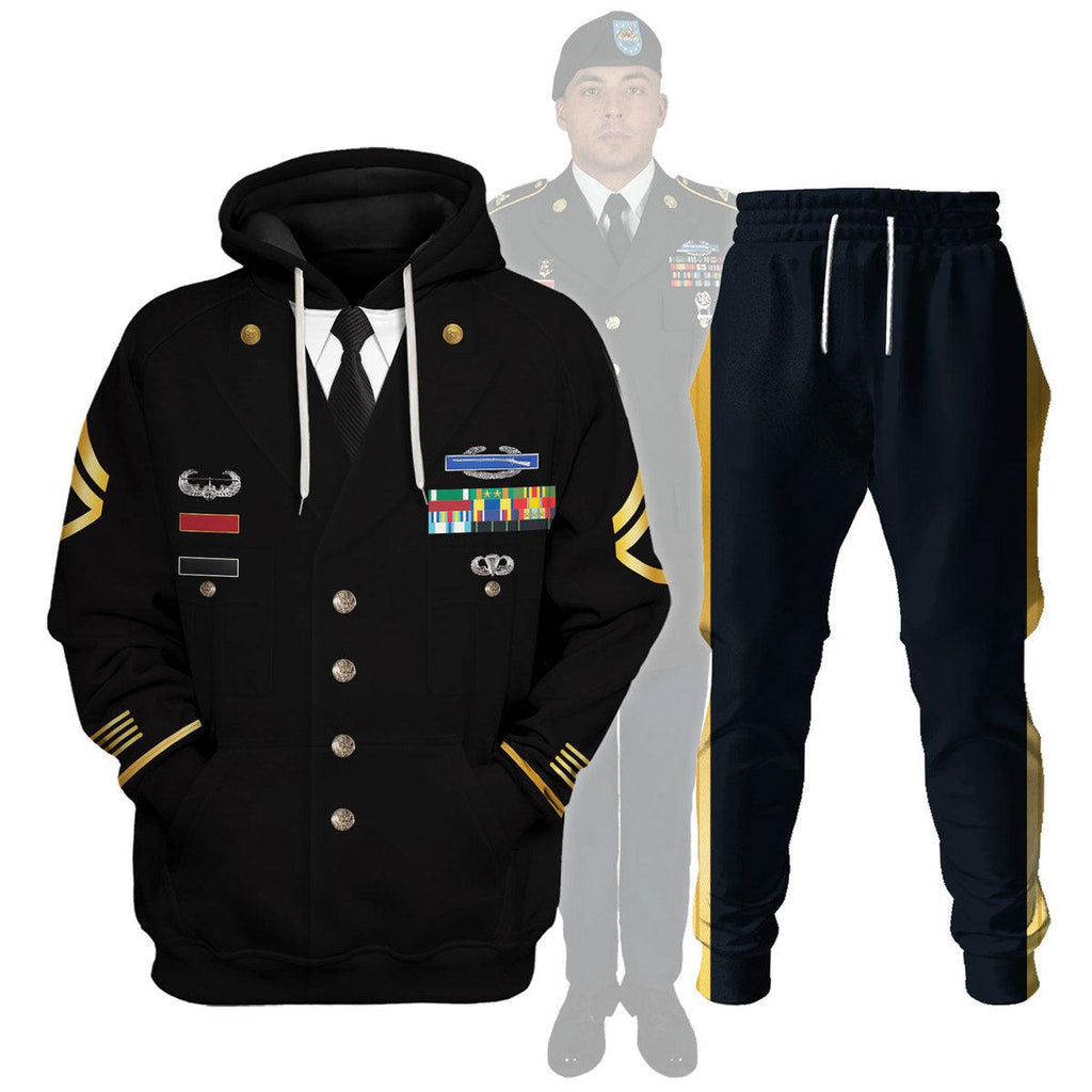 Oodiegang United States Army Blue Service Costume Hoodie Sweatshirt T-Shirt Tracksuit - Oodiegang.com