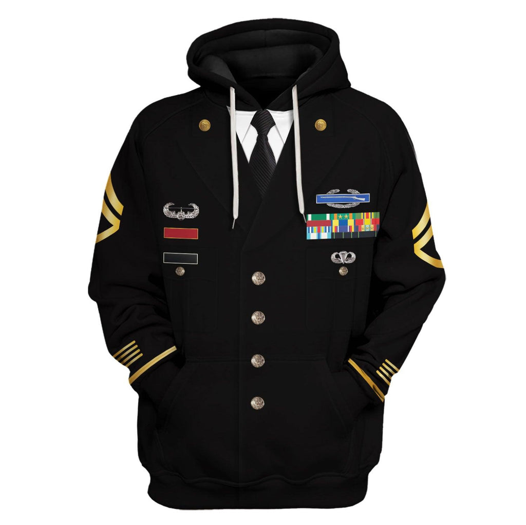 Oodiegang United States Army Blue Service Costume Hoodie Sweatshirt T-Shirt Tracksuit - Oodiegang.com