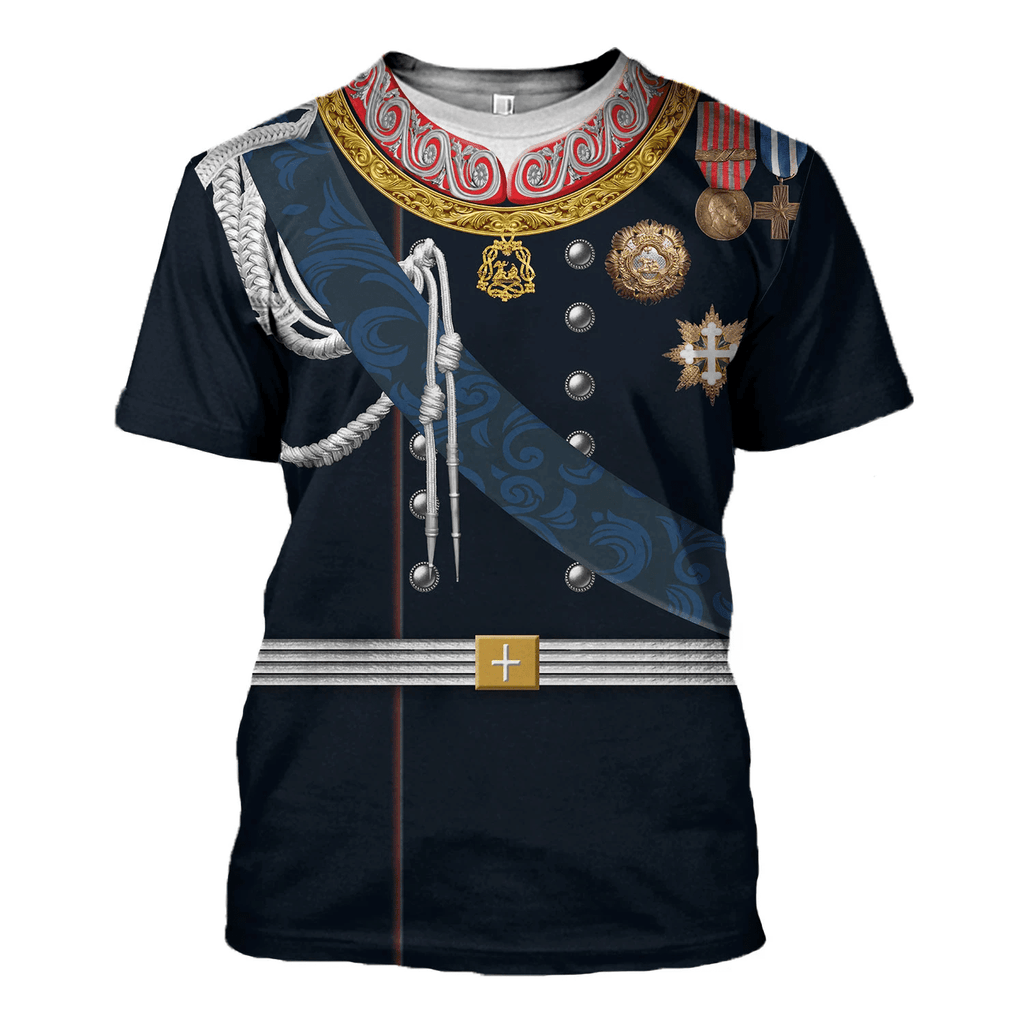 OodieGang Victor Emmanuel II - King of Italy Costume Hoodie Sweatshirt T-Shirt Tracksuit - OodieGang.com