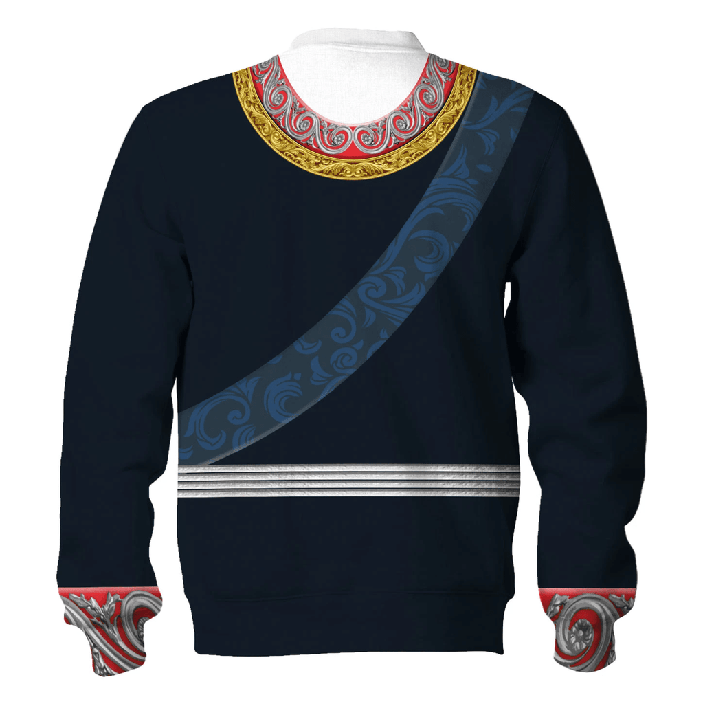 OodieGang Victor Emmanuel II - King of Italy Costume Hoodie Sweatshirt T-Shirt Tracksuit - OodieGang.com