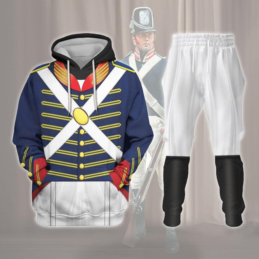 OodieGang War of 1812 (1812-1815) US Army Costume Hoodie Sweatshirt T-Shirt Tracksuit - OodieGang.com