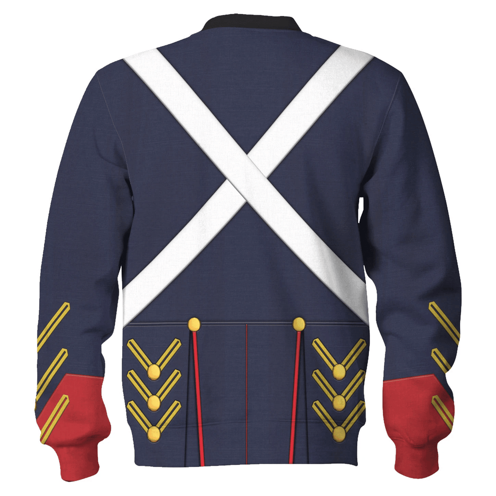 OodieGang War of 1812 (1812-1815) US Army Costume Hoodie Sweatshirt T-Shirt Tracksuit - OodieGang.com