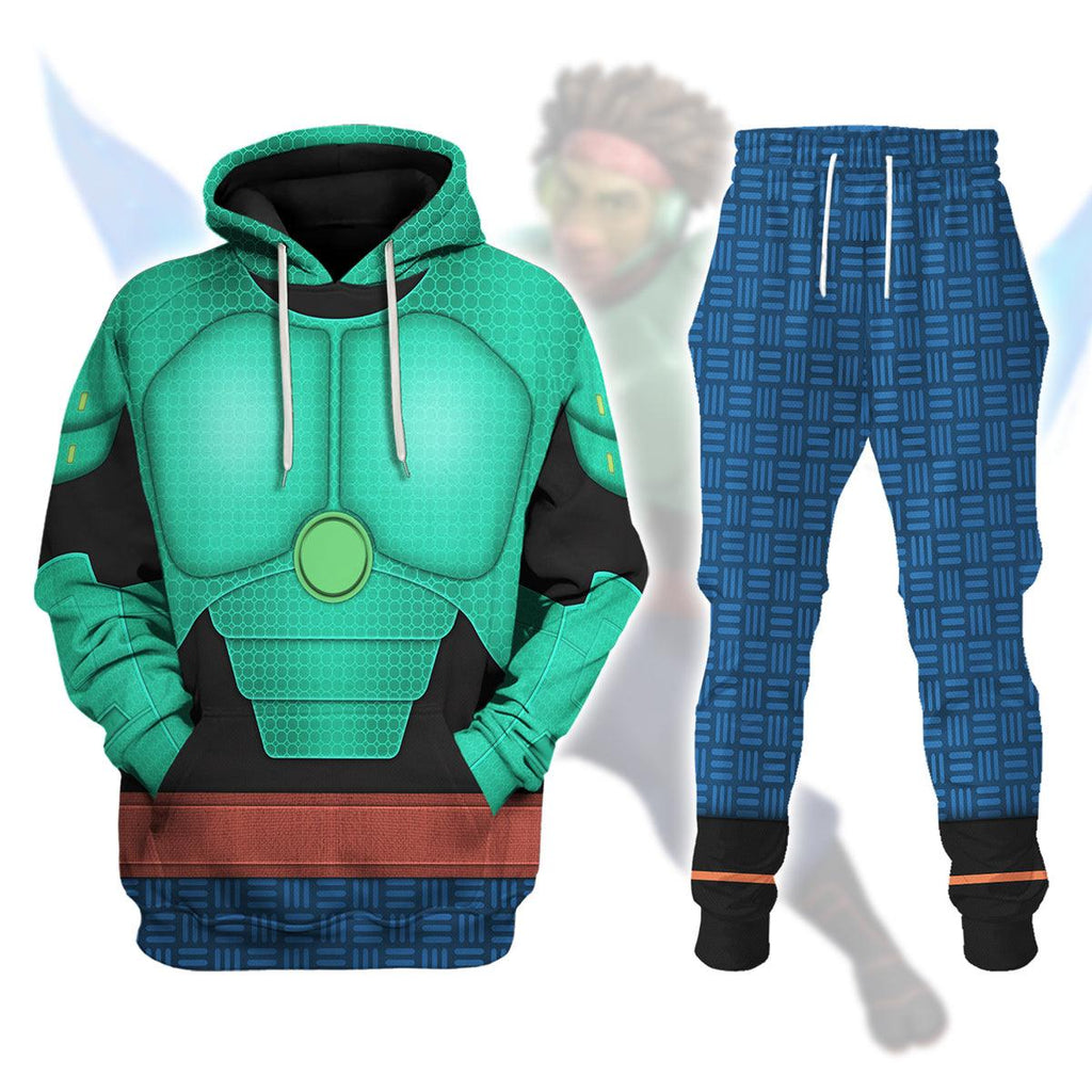 CustomsPig Wasabi Super Armor Cosplay Costume Hoodie Sweatshirt T-Shirt Sweatpants - CustomsPig.com