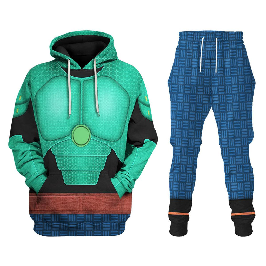 OodieGang Wasabi Super Armor Cosplay Costume Hoodie Sweatshirt T-Shirt Sweatpants - OodieGang.com