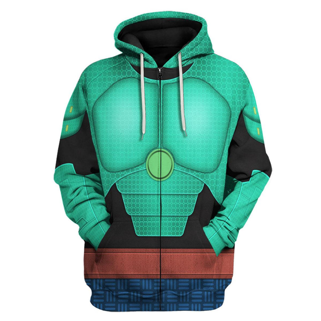 OodieGang Wasabi Super Armor Cosplay Costume Hoodie Sweatshirt T-Shirt Sweatpants - OodieGang.com