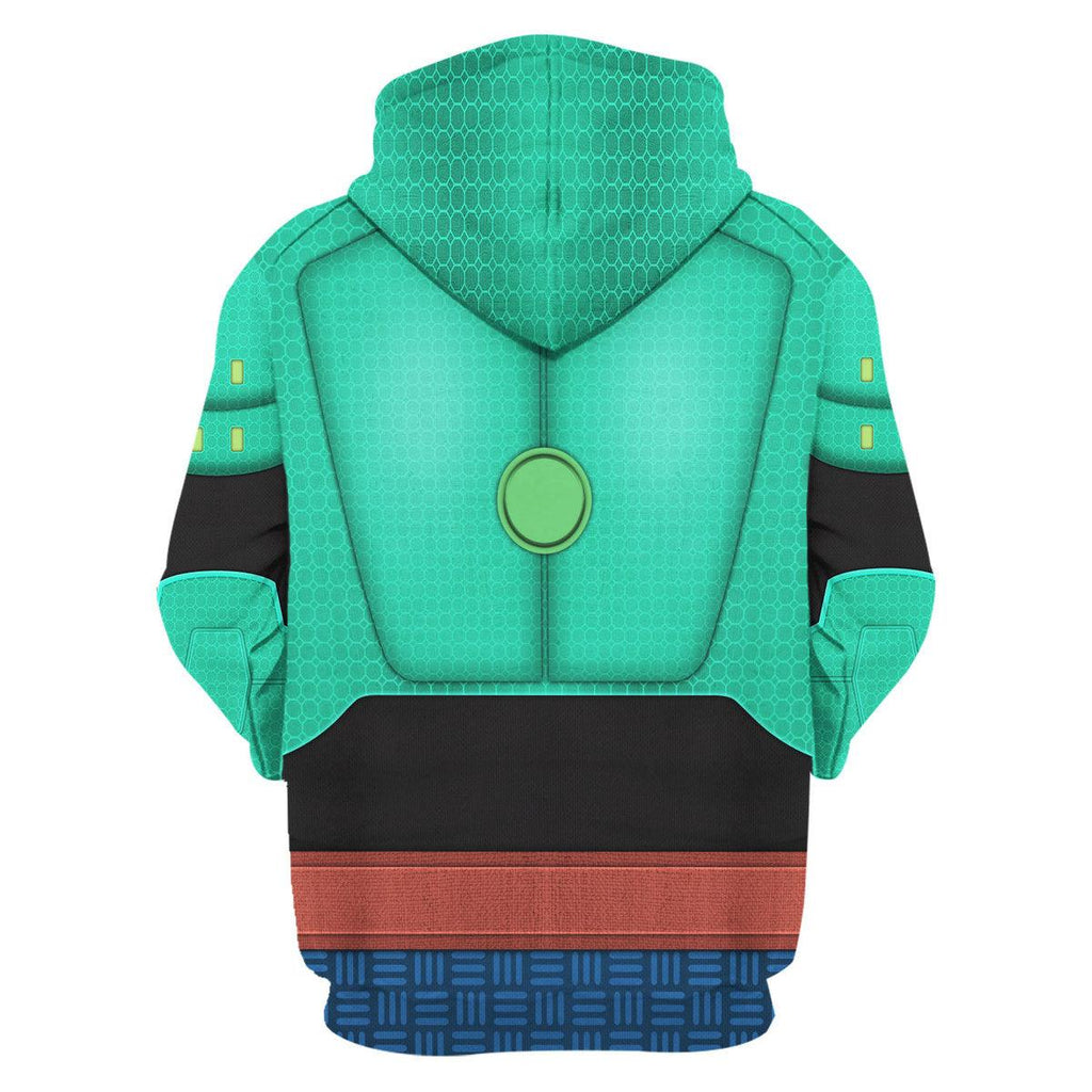 OodieGang Wasabi Super Armor Cosplay Costume Hoodie Sweatshirt T-Shirt Sweatpants - OodieGang.com