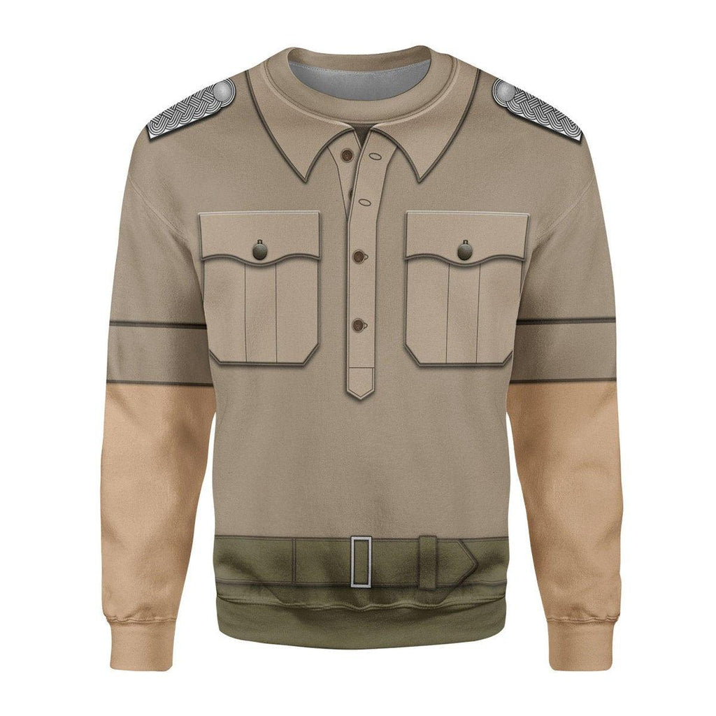 OodieGang Wehrmacht Heer Afrikakorps Officers Costume Hoodie Sweatshirt T-Shirt Tracksuit - OodieGang.com