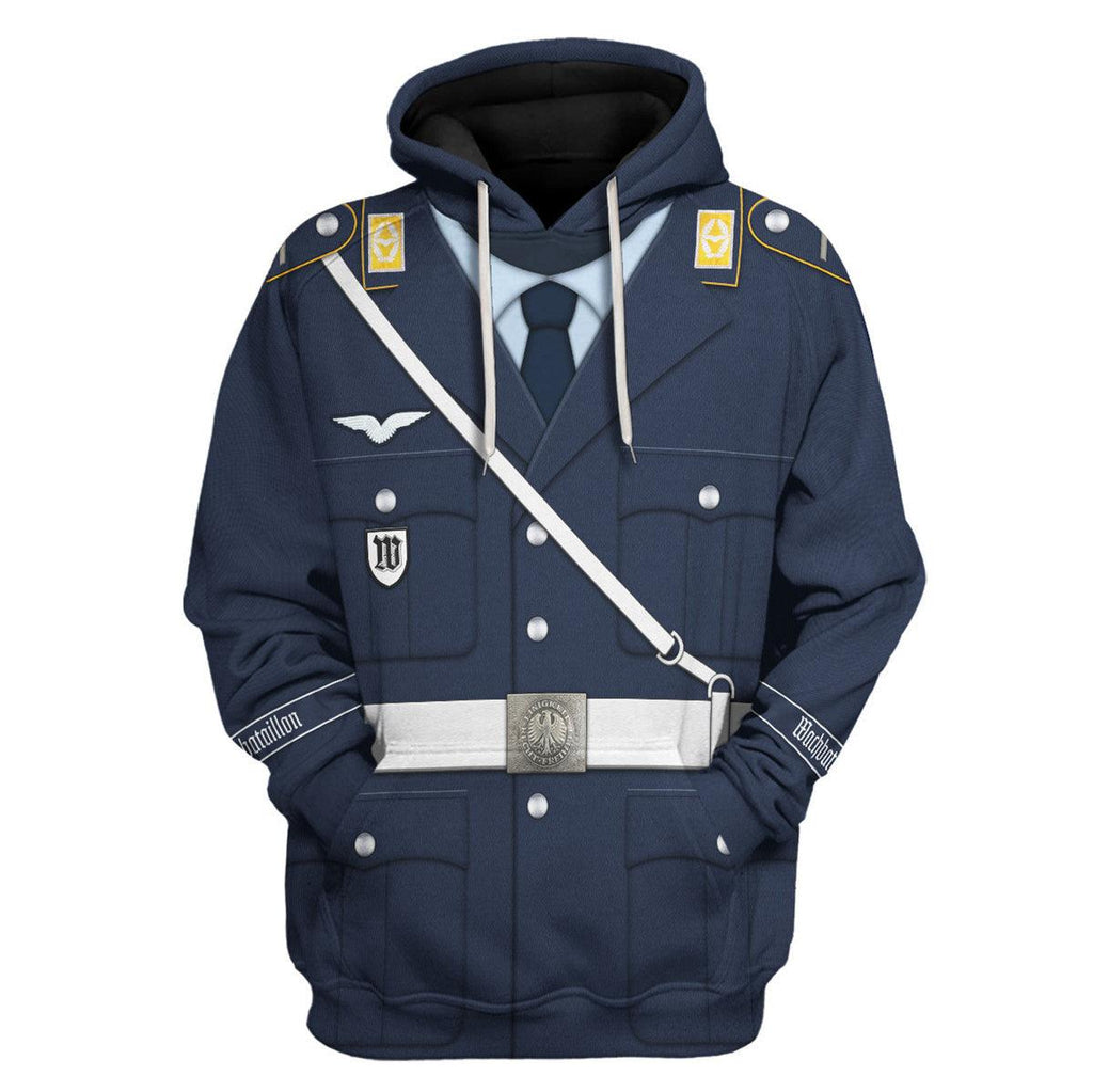 OodieGang West German Luftwaffe Wachbataillon Gefreiter Costume Hoodie Sweatshirt T-Shirt Tracksuit - OodieGang.com