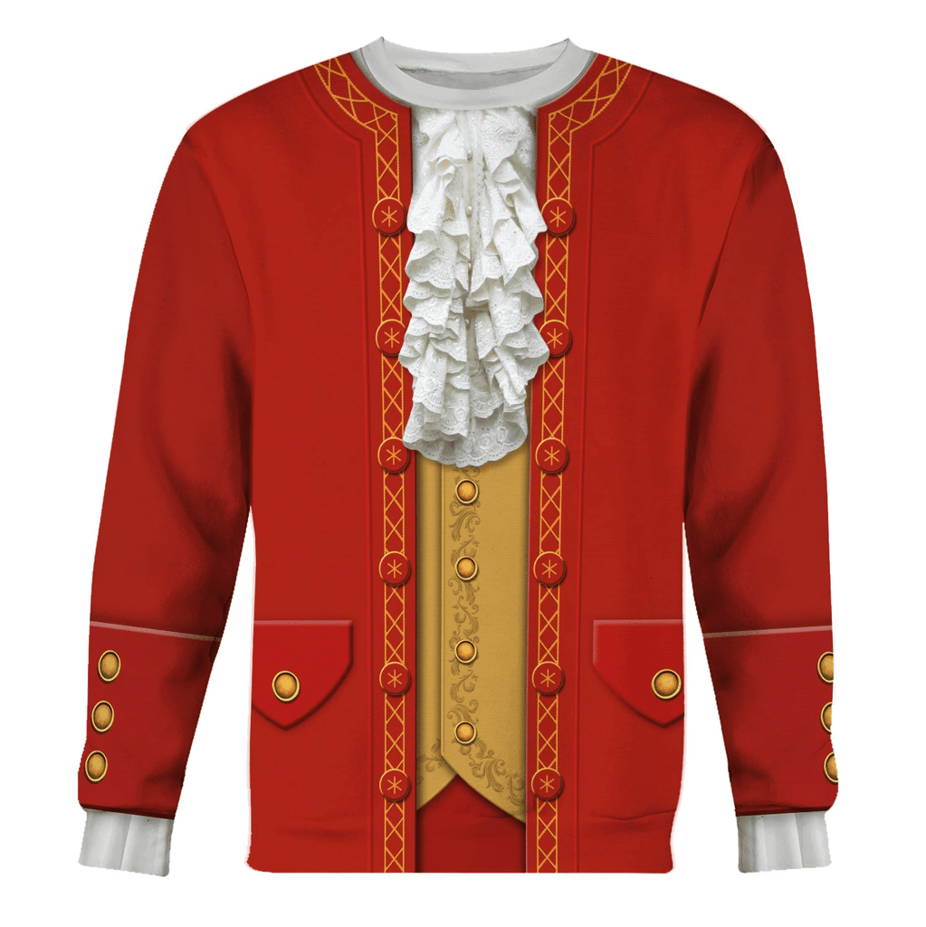 OodieGang Wolfgang Amadeus Mozart Costume Hoodie Sweatshirt T-Shirt Tracksuit - OodieGang.com