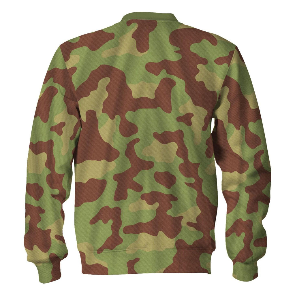 OodieGang WW2 M1929 Telo Mimetico Military Camouflage Pattern Costume Hoodie Sweatshirt T-Shirt Tracksuit - OodieGang.com