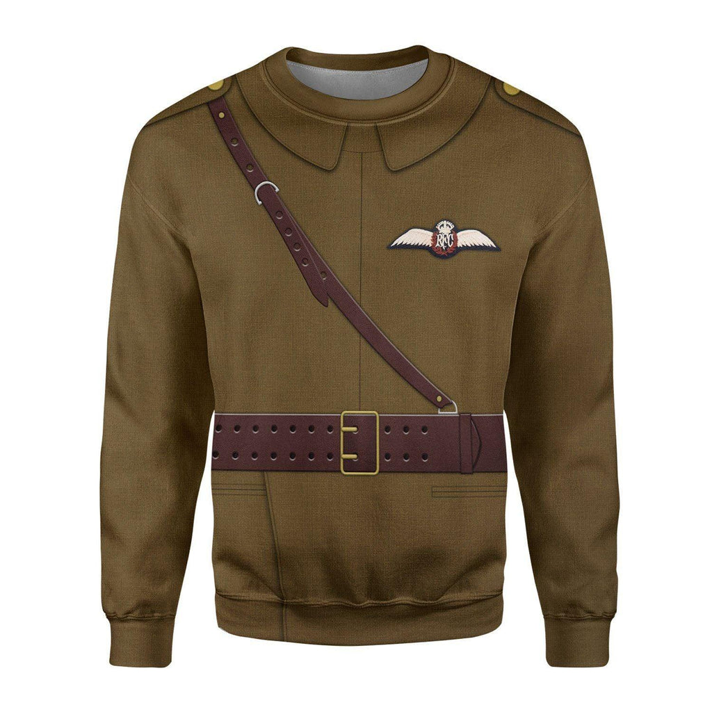 OodieGang WWI British Royal Flying Corps Costume Hoodie Sweatshirt T-Shirt Tracksuit - OodieGang.com