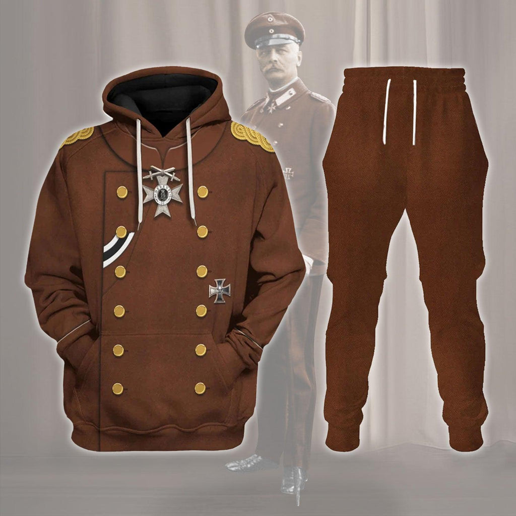 OodieGang WWI Erich von Falkenhayn Costume Hoodie Sweatshirt T-Shirt Tracksuit - OodieGang.com