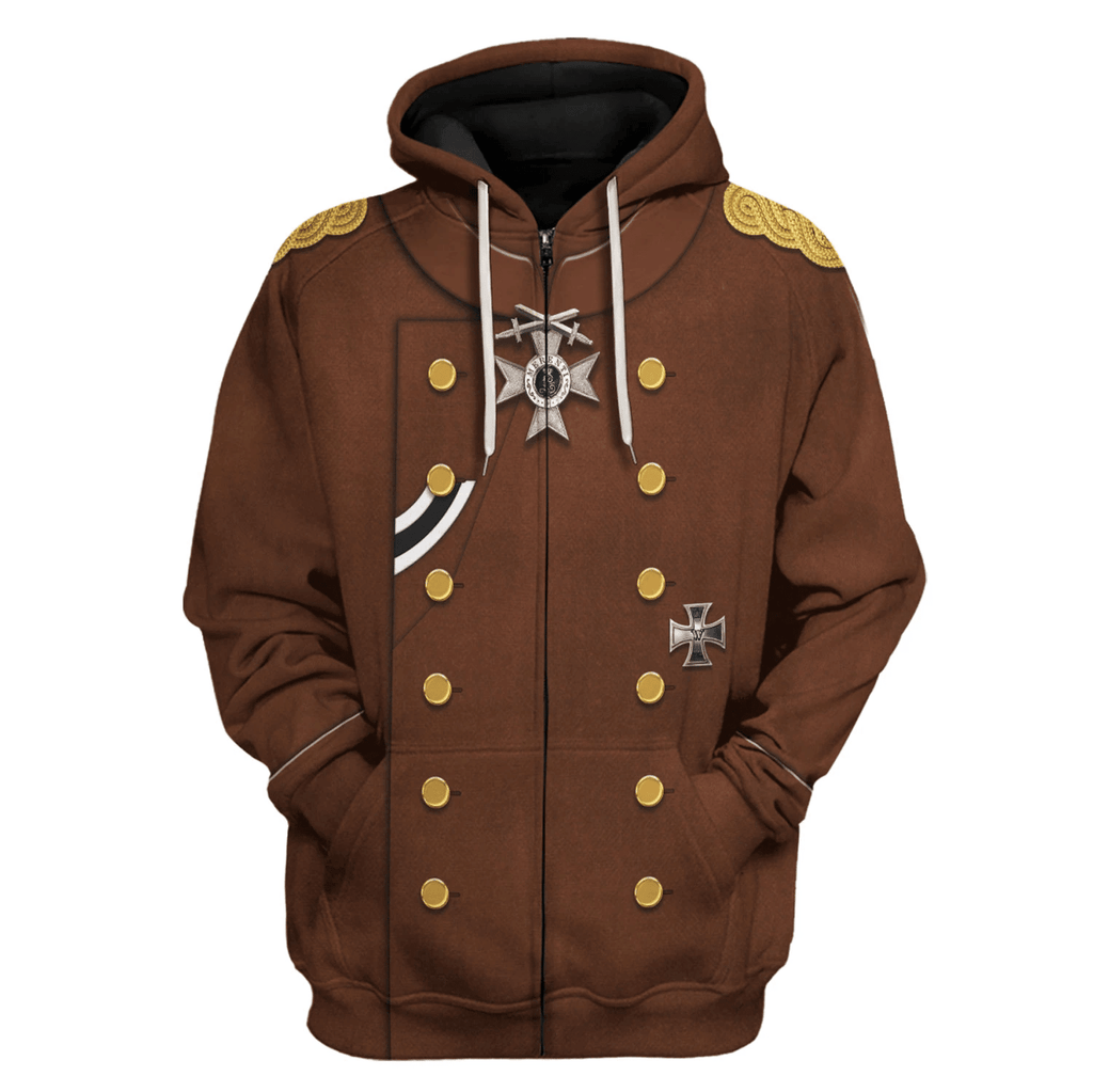 OodieGang WWI Erich von Falkenhayn Costume Hoodie Sweatshirt T-Shirt Tracksuit - OodieGang.com