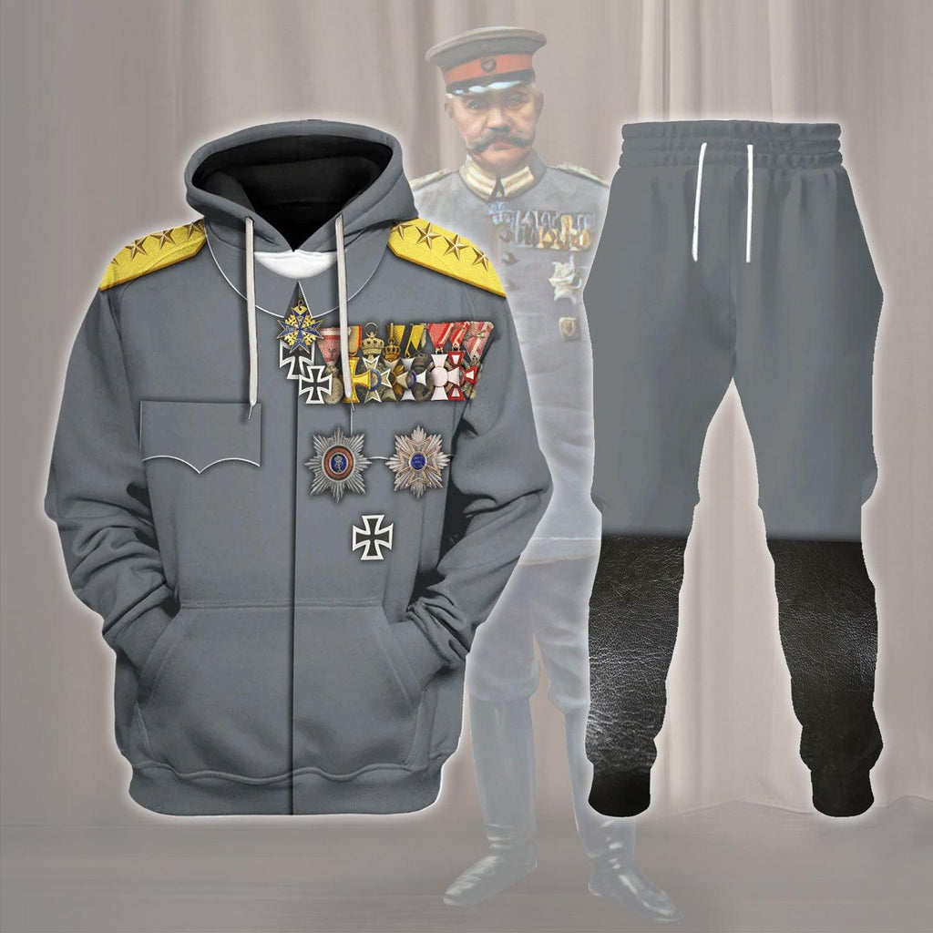 OodieGang WWI German General Erich Ludendorff Costume Hoodie Sweatshirt T-Shirt Tracksuit - OodieGang.com