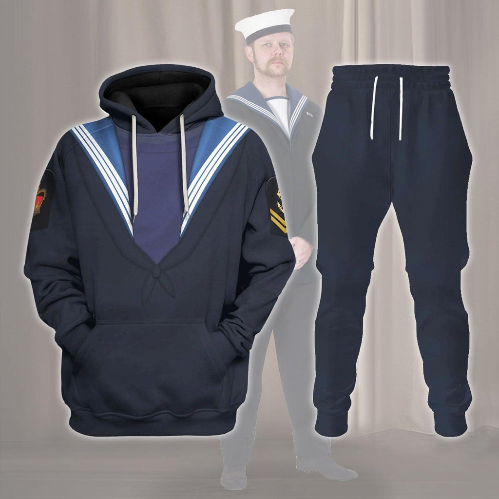 OodieGang WWII Royal Navy - Ratings Costume Hoodie Sweatshirt T-Shirt Tracksuit - OodieGang.com