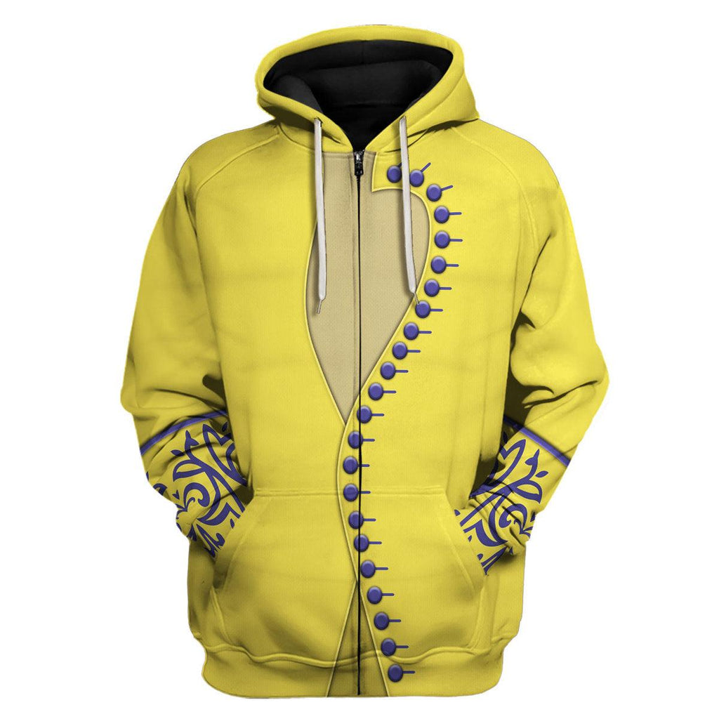 OodieGang Yellow Cloud Guitar Costume Hoodie Sweatshirt T-Shirt Sweatpants - OodieGang.com