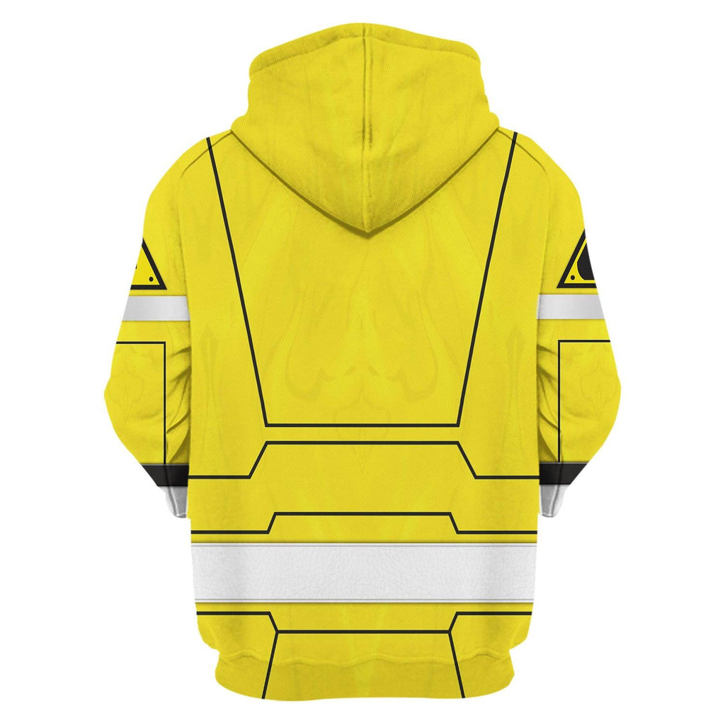 OodieGang Yellow Power Rangers Turbo Hoodies Sweatshirt T-shirt Hawaiian Tracksuit - OodieGang.com