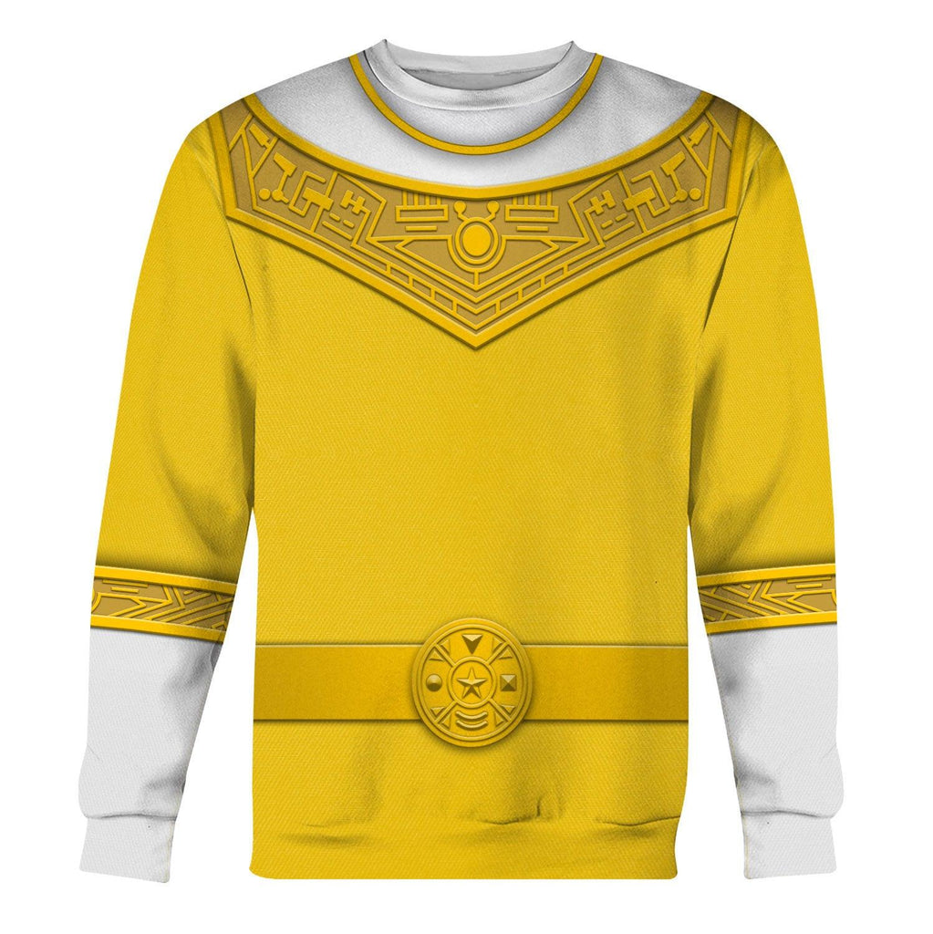 OodieGang Yellow Power Rangers Zeo Hoodies Sweatshirt T-shirt Hawaiian Tracksuit - OodieGang.com