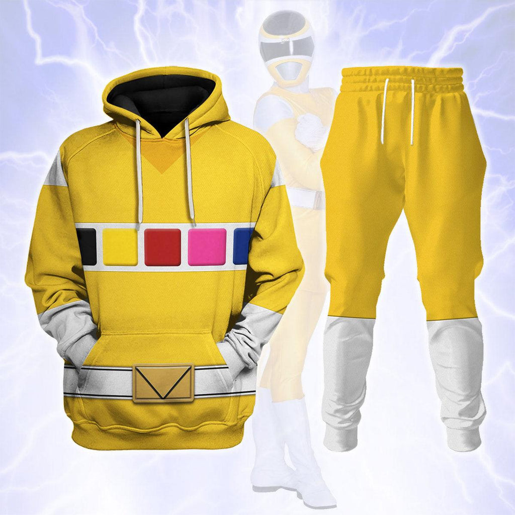 CustomsPig Yellow Space Ranger Hoodies Sweatshirt T-shirt Hawaiian Tracksuit - CustomsPig.com