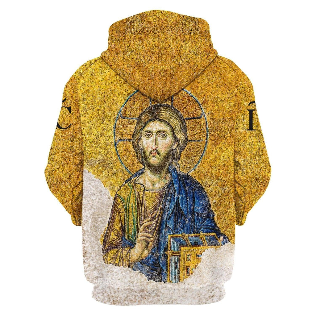 Gold Christian Orthodox Jesus Hoodie - OodieGang