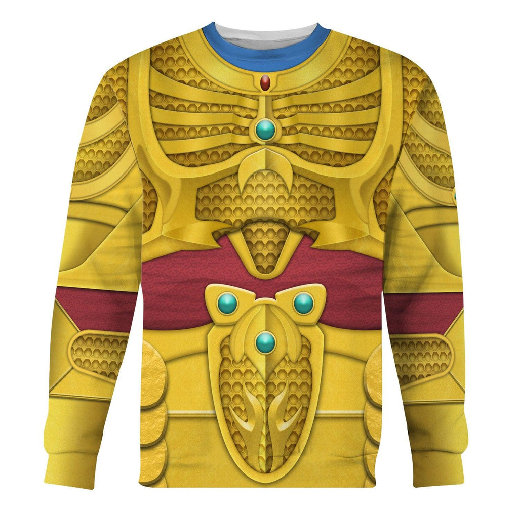 Goldar Mighty Morphin Hoodies Sweatshirt T-shirt Hawaiian Tracksuit - OodieGang.com