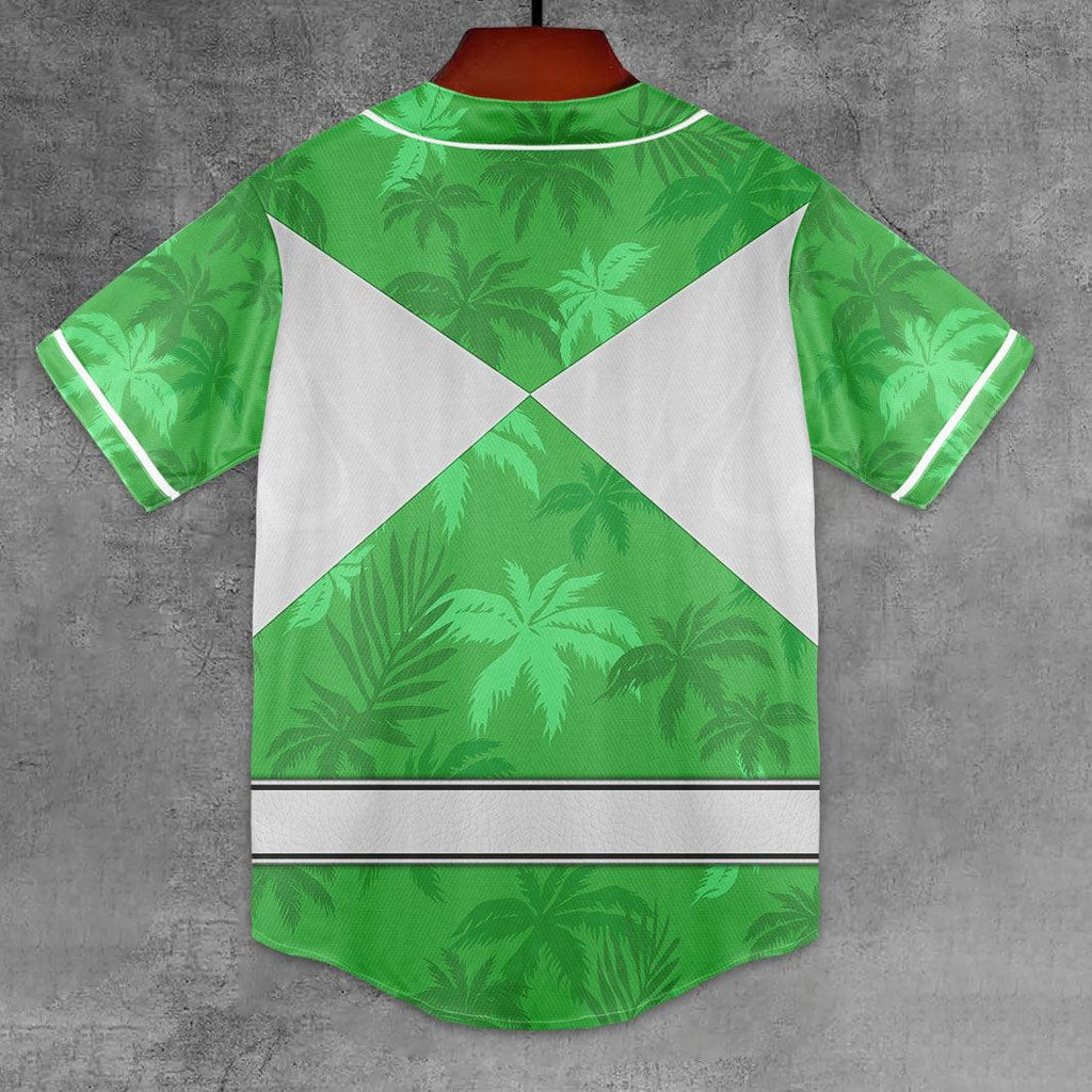 Green Ranger x Tommy Vercetti MLB Jersey Shirt Beach Shorts - OodieGang.com