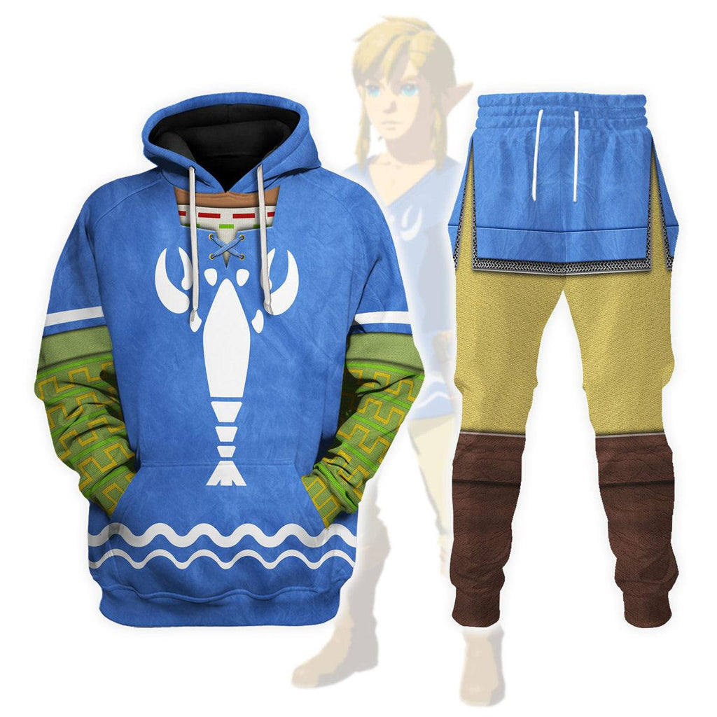 Hero's Clothes - Wind Waker Attire New Unisex Hoodie Sweatshirt T-shirt Sweatpants Cosplay - CustomsPig.com