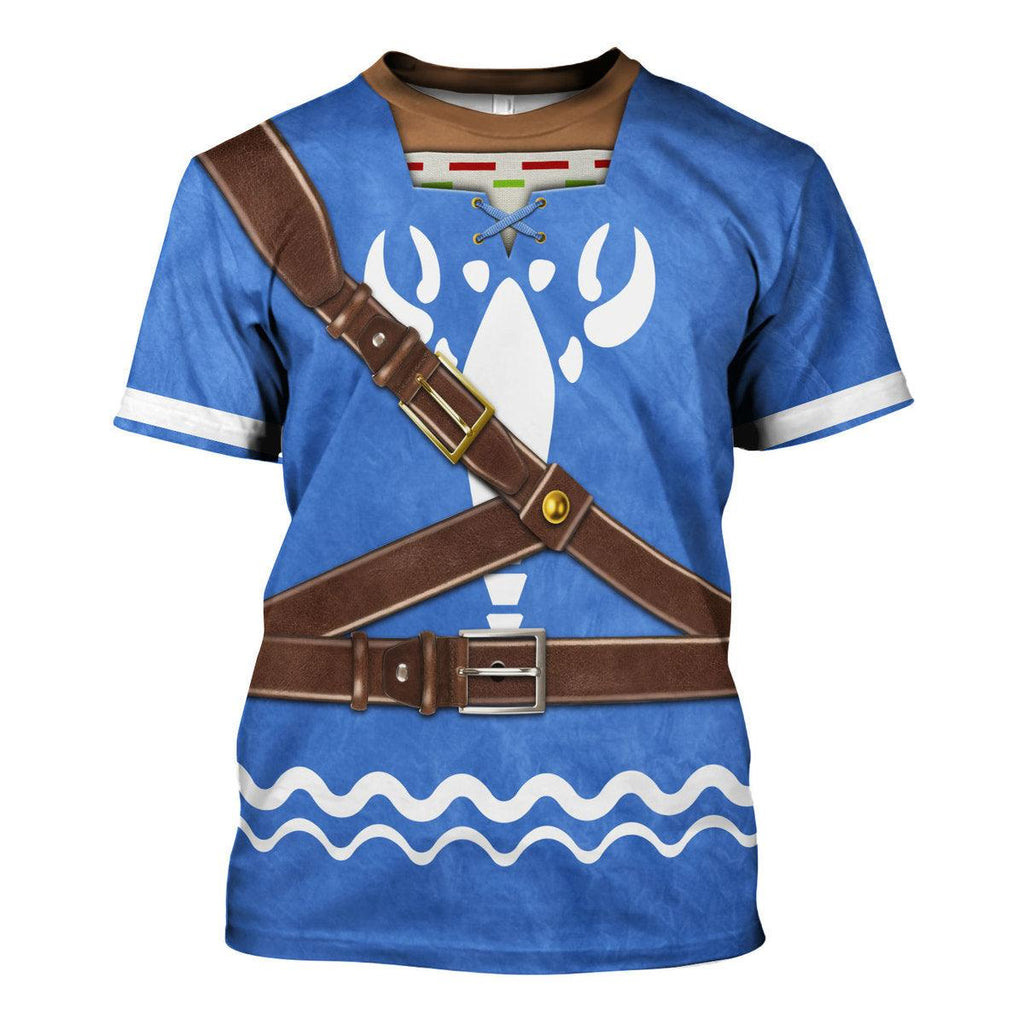 Hero's Clothes - Wind Waker Attire Shield Unisex Hoodie Sweatshirt T-shirt Sweatpants Cosplay - OodieGang.com