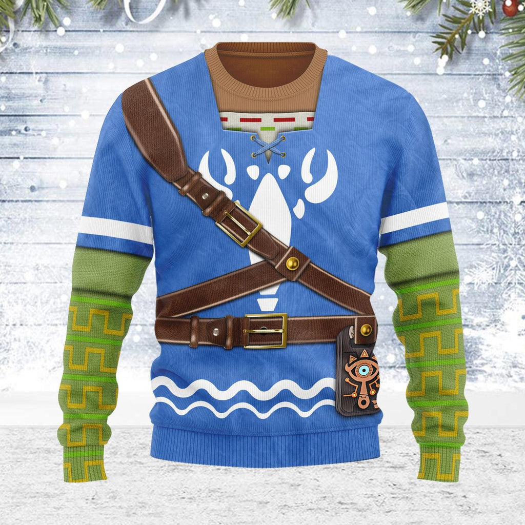 Heros Clothes Wind Waker Themed Costume Unisex Christmas Wool Sweater - OodieGang.com